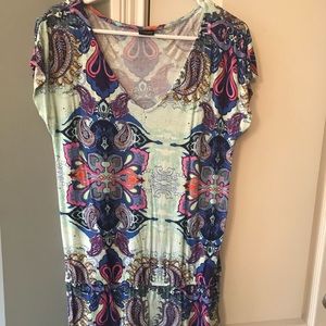 Ladies Mini Dress. Worn once, 100% viscose.